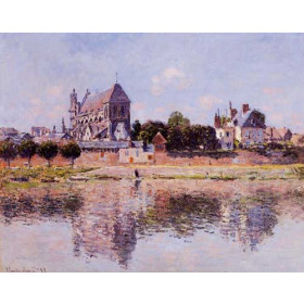Monet, Claude - View of the Church at Vernon