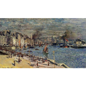 Monet, Claude - View of the Old Outer Harbor at Le Havre