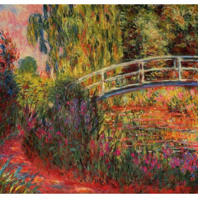 Monet, Claude - Water Lily Pond, Water Irises