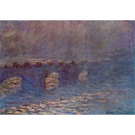 Monet, Claude - Waterloo Bridge, Effect of Sun in the Mist