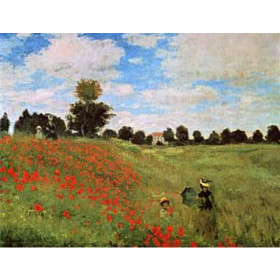 Monet, Claude - Wild Poppies, Near Argenteuil