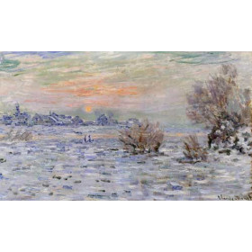 Monet, Claude - Winter on the Seine, Lavacourt