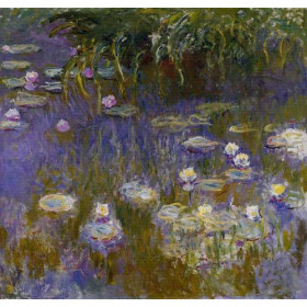 Monet, Claude - Yellow and Lilac Water Lilies