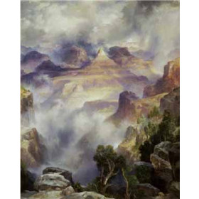 Moran, Thomas - Canyon Mists, Zoroaster Peak, Grand Canyon