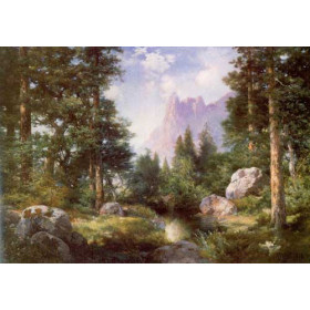 Moran, Thomas - The Sentinel, Yosemite Valley