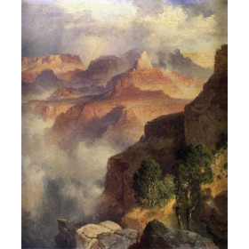 Moran, Thomas(USA) - A Bit of the Grand Canyon - Grand Canyon of the Colorado River