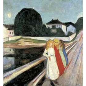 Munch, Edvard - Four Girls on a Bridge