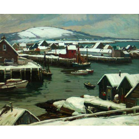 Grey Weather, Rockport Harbor