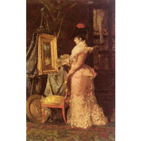 Admiring The Painting