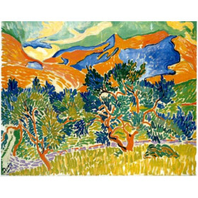 Mountains at Collioure