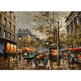 Place de la Madeleine Marche Aux Fleurs