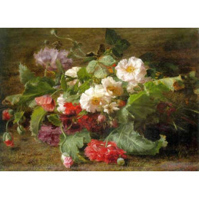 Poppies and Wild Roses