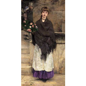 Flower-seller in London