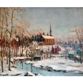 View of Sellersville - St. Michaels Church