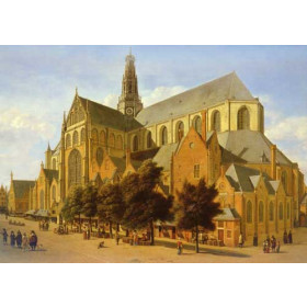 The Exterior Of The Church Of Saint Bavo In Harlem