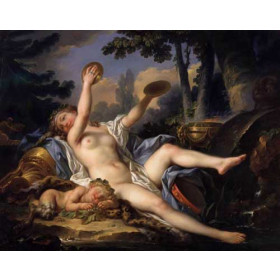 Reclining Bacchante Playing the Cymbals