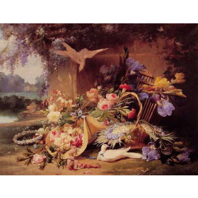 Elegant Still Life with Flowers