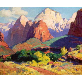 Pinnacle Rock, Zion National Park in Utah