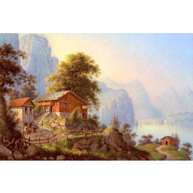 View of Grutli and the Lake of the Four Cantons