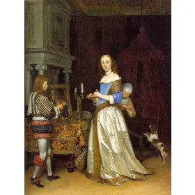 A Lady at Her Toilet