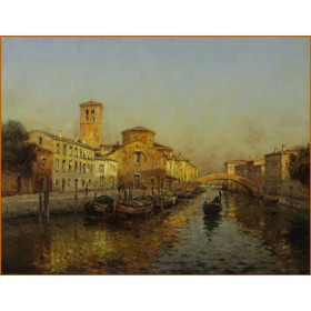A Bridge over A Venetian Canal