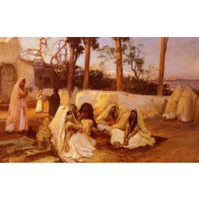 Women at the Cemetery, Algiers