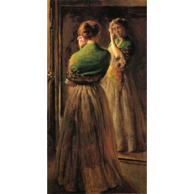 Girl with a Green Shawl