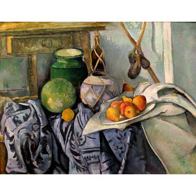 Still Life with a Ginger Jar and Eggplants
