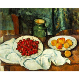 Still Life with Plate of Cherries