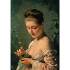 Girl with a Nest