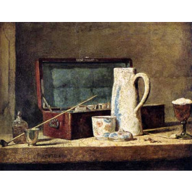 Pipes and Drinking Pitcher