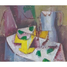 Abstract Fruit Still Life