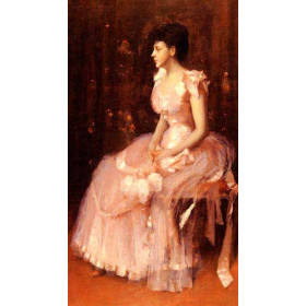 Portrait Of A Lady In Pink