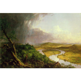 View from Mount Holyoke, Northampton, Massachusetts, after a Thunderstorm(The Oxbow)