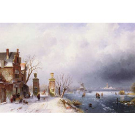 A Sunlit Winter Landscape